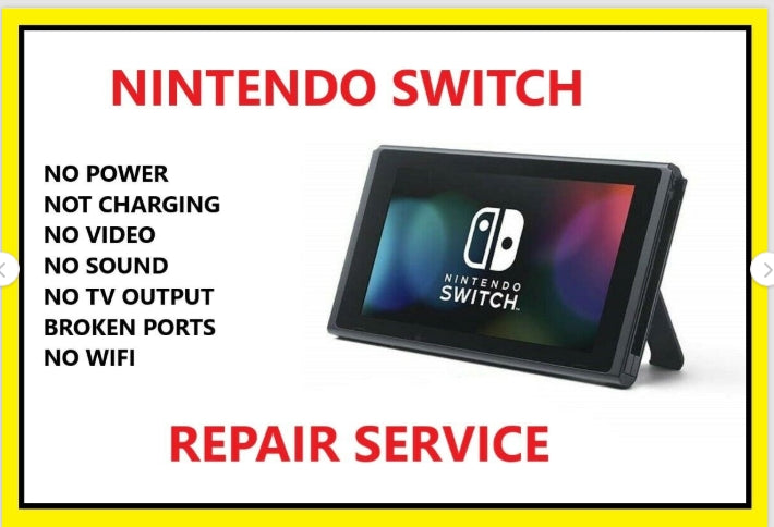 Nintendo Switch Console FULL Repair Service FIX - NO POWER - NOT CHARGING