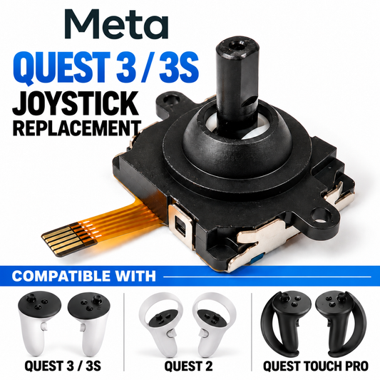 Meta Quest 3 3S Quest 2 Touch Pro Controller Joystick Replacement Analog Stick