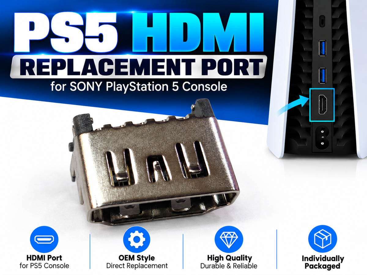 PS5 HDMI Replacement Port Connector for Sony PlayStation 5 Console Repair