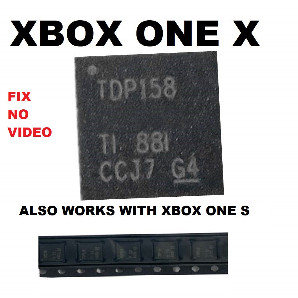 HDMI Retimer IC Integrated Chip TDP158 FIX NO VIDEO Microsoft Xbox One X / S